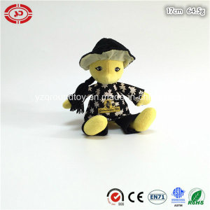 Yellow Man Figure Doll Plush Stuffed Sitting Fashion Toy