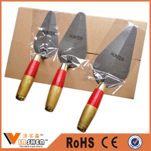 Wood Handle Bricklayer Trowel Stainless Steel Plastering Trowel