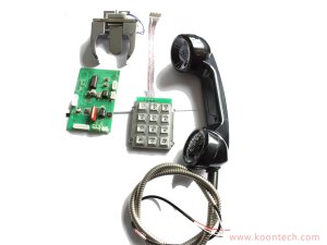 2016 Koontech Industrial Handset Telephone Handset Round Phone Receiver