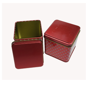 Red Color Metal Wedding Gift for Candy Packaging Box